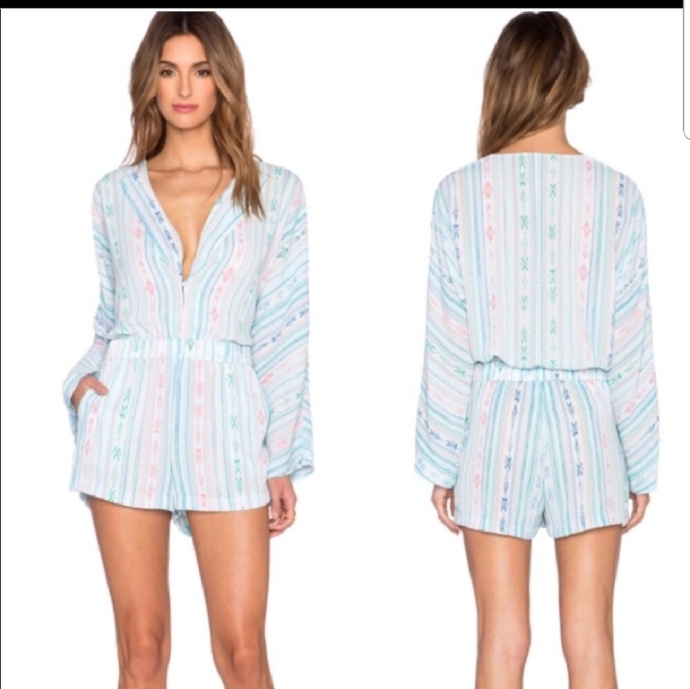 BCBG Danae Plunge Romper Perfect Summer Piece